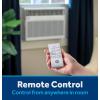 imageGE AWGP12WWA 12000BTU Smart HeatCool Electronic Window Air Conditioner Perfect for Large Size Bedroom or Living Room up to 550sqftRemote ControlEasy Install Kit Included WhiteWhite