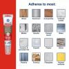 imageGE Advanced Silicone Caulk for Kitchen ampamp Bathroom Clear 28 fl oz Tube 1 Pack  100 Waterproof Silicone Sealant 5X Stronger Adhesion Shrink ampamp Crack ProofClear