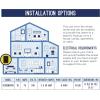imageGE Appliances 146 kW Medium Tankless Electric Water Heater for Home Kitchen Bathroom Digital Touch Screen Temperature Control 29 Gallons per Minute 240v27 Kilowatts