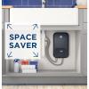 imageGE Appliances 146 kW Medium Tankless Electric Water Heater for Home Kitchen Bathroom Digital Touch Screen Temperature Control 29 Gallons per Minute 240v15 Kilowatts