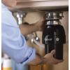 imageGE Continuous Feed Garbage Disposal 13 Horsepower Good for Grinding Fruit Peels Cooked Pasta ampamp Cereal Easy Install Kit Included NonCorded Recommended for 12 Person HomesGFC325N 13 HP Corded