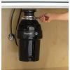 imageGE Disposall Continuous Feed 34 Horsepower Motor Garbage Disposer Good for Grinding Vegetable Peels ampamp Small Bones Easy Install Kit NonCorded Recommended for 24 Person Homes GFC720NGFC720N 34 HP NonCorded