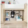 imageGE Disposall Continuous Feed 34 Horsepower Motor Garbage Disposer Good for Grinding Vegetable Peels ampamp Small Bones Easy Install Kit NonCorded Recommended for 24 Person Homes GFC720NGFC1065W 1 HP Corded Universal 3 Bolt