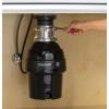 imageGE Disposall Continuous Feed 34 Horsepower Motor Garbage Disposer Good for Grinding Vegetable Peels ampamp Small Bones Easy Install Kit NonCorded Recommended for 24 Person Homes GFC720NGFB760N 34 HP Batch NonCorded