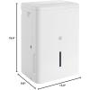 imageGE Energy Star Portable Dehumidifier 35 Pint Perfect for Bedroom Basement ampamp Garage or Rooms up to 3000 Sq Ft Ideal for High Humidity Areas Complete with Empty Bucket Alarm ampamp Clean Filter AlertWhite