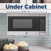 imageGE GCHK07N1WBB Microwave Oven 700watt 6 Auto Cooking Settings ChildLock Technology Kitchen Essentials for The Countertop Dorm Room or Apartment 07 Cu Ft BlackWhite
