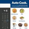 imageGE GCST10A1WSS 4in1 Microwave Oven 1050 Watts Air Fryer Broiler ampamp Convection Mode ChildLock Technology Kitchen Essentials for The Countertop or Dorm Room 10 Cu Ft Stainless SteelChildLock Technology 10 Cu Ft
