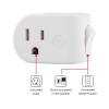 imageGE Grounded Power Switch Outlet Extender 3Prong Easy to Install for Indoor Lights and Small Appliances Energy Efficient Adapter Space Saving Design UL Listed White 255111 Pack