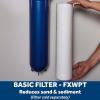 imageGE Heavy Duty Whole House Water Filtration System Reduces Sediment Rust ampamp More Install Kit ampamp Accessories Included Filter Not Included Replace Filter FXWPT FXWPX Every 3 Months GXWH60TGXWH60T