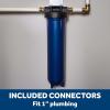 imageGE Heavy Duty Whole House Water Filtration System Reduces Sediment Rust ampamp More Install Kit ampamp Accessories Included Filter Not Included Replace Filter FXWPT FXWPX Every 3 Months GXWH60TGXWH60T