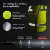imageGE SAFETY HEAVY DUTY SURVEYOR VEST  10 POCKET GREEN L