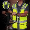 imageGE SAFETY HEAVY DUTY SURVEYOR VEST  10 POCKET GREEN L