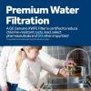 imageGE XWFE Refrigerator Water Filter Genuine Replacement Filter Certified to Reduce Lead Sulfur and 50 Other Impurities Replace Every 6 Months for Best Results Pack of 11 Count Pack of 1