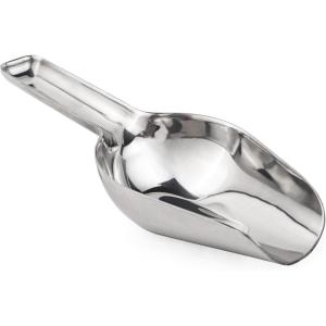 imageGE Profile Opal Stainless Steel Scoop  Magnetic Holder Ergonomic Grip Works with most Opal Nugget Ice Makers Stone WhiteStainless Steel