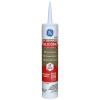 imageGE Advanced Silicone Caulk for Kitchen ampamp Bathroom White 10 fl oz Cartridge 1 Pack  100 Waterproof Silicone Sealant 5X Stronger Adhesion Shrink ampamp Crack ProofClear