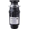 imageGE Continuous Feed Garbage Disposal 13 Horsepower Good for Grinding Fruit Peels Cooked Pasta ampamp Cereal Easy Install Kit Included NonCorded Recommended for 12 Person HomesGFC325N 13 HP Corded