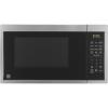 imageGE GCST09N1WWW Microwave Oven 900watt 7 Auto Cooking Settings ChildLock Technology Kitchen Essentials for The Countertop Dorm Room or Apartment 09 Cu Ft WhiteStainless Steel