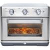 imageGE Mechanical Air Fryer Toaster Oven  Accessory Set  Convection Toaster with 7 Cook Modes  Large Capacity Oven  Fits 12quot Pizza  Countertop Kitchen Essentials  Stainless SteelMechanical Controls