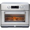 imageGE Mechanical Air Fryer Toaster Oven  Accessory Set  Convection Toaster with 7 Cook Modes  Large Capacity Oven  Fits 12quot Pizza  Countertop Kitchen Essentials  Stainless SteelDigital Controls