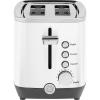 imageGE Stainless Steel 4 Slice Toaster  Extra Wide Slots for Bagels Breads Waffles ampamp More  7 Shade Options  Countertop Kitchen Essentials  1500 wattWhite