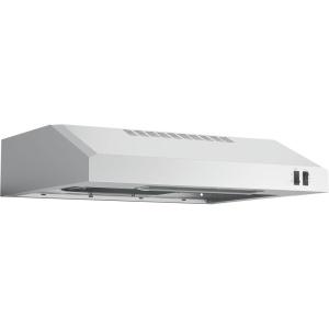 imageGE 30quot Energy Star Certified Under The Cabinet Hood with Convertible Duct Vertical and rear exhaust with 2 Speed Exhaust Fan Reusable Filter and LED Lights in Stainless SteelStainless Steel