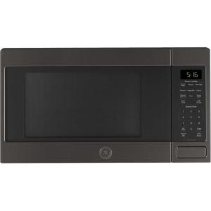 imageGE Countertop Microwave Oven 1150watt Capacity 16 Cubic Ft 8 Auto Setting Cooking Settings Kitchen Essentials for the Countertop Dorm Room or Apartment Black StainlessChildLock Technology 16 Cu Ft