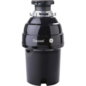 imageGE Disposall Continuous Feed 34 Horsepower Motor Garbage Disposer Good for Grinding Vegetable Peels ampamp Small Bones Easy Install Kit NonCorded Recommended for 24 Person Homes GFC720NGFC1020N 1 HP NonCorded