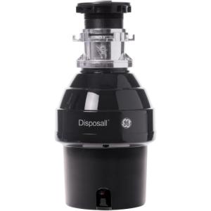 imageGE Disposall Continuous Feed 34 Horsepower Motor Garbage Disposer Good for Grinding Vegetable Peels ampamp Small Bones Easy Install Kit NonCorded Recommended for 24 Person Homes GFC720NGFB760N 34 HP Batch NonCorded