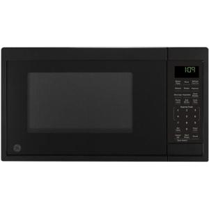 imageGE GCST09N1WWW Microwave Oven 900watt 7 Auto Cooking Settings ChildLock Technology Kitchen Essentials for The Countertop Dorm Room or Apartment 09 Cu Ft WhiteBlack