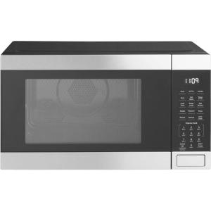 imageGE GCST10A1WSS 4in1 Microwave Oven 1050 Watts Air Fryer Broiler ampamp Convection Mode ChildLock Technology Kitchen Essentials for The Countertop or Dorm Room 10 Cu Ft Stainless SteelOLD 10 Cu Ft