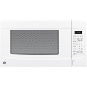 imageGE GCST14S1WWW Microwave Oven1100watt 7 Auto Cooking Settings ChildLock Technology Kitchen Essentials for The Countertop Dorm Room or Apartment 14 Cu Ft WhiteWhite