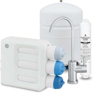 imageGE Pre ampamp Post Filter Set Compatible with Select GE Under Sink Filtration Systems Including GXRQ18NBN GNRQ18NBN GXRV40TBN Replace Every 6 Months FQ18PNGXRV40TBN