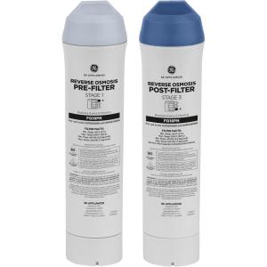 imageGE Pre ampamp Post Filter Set Compatible with Select GE Under Sink Filtration Systems Including GXRQ18NBN GNRQ18NBN GXRV40TBN Replace Every 6 Months FQ18PNFQ18PN
