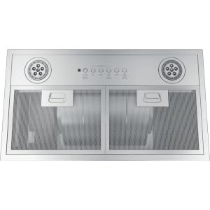 imageGE Smart Range Hood Insert  30 Inch Kitchen Exhaust Fan with 4 Speeds Dimmable LED Lights  Wifi Connectivity ampamp Smart Home Kitchen Essentials for Frequent Cooks  610 CFM  Stainless Steel20 Inch