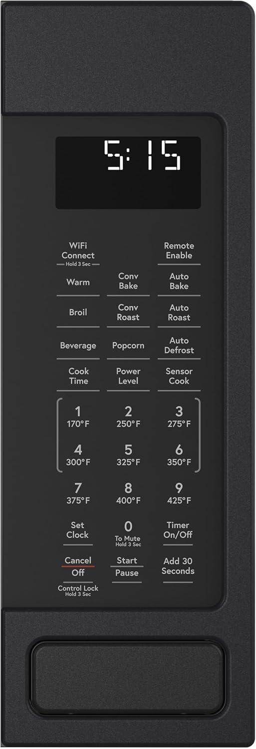 imageCaf CEB515P3NDS Countertop Convection Microwave Oven Broil AutoCook Roast Defrost Warm ScantoCook WiFiConnectivity 1000 Watts Smart Home ampamp Kitchen Essentials New 15 Cu Ft Matte BlackMatte Black