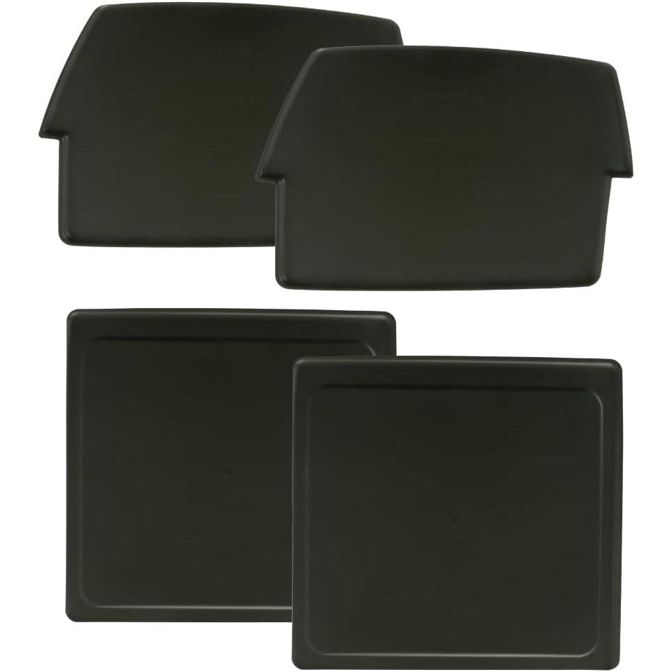 imageGE Appliances Refrigerator Drawer ampamp Bin Liners with Microban for Counter Depth Refrigerators  Durable EasyClean AntiMicrobial ProtectionStandard Depth Models