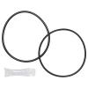 imageGE Replacement ORing for atHome Water Filtration System  Prevents Liquid from Leaking from Sink ampamp Water Filter System  Includes 1 Ring and 1 Tube of Silicone Lubricant  Black2 Count Pack of 1