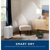 imageGE Portable Dehumidifier 50 Pint Daily Output with Smart Dry for Wet Spaces Drain Hose for Auto or Manual Drainage Ultra Quiet Perfect for Basement Bedroom Bathrooms White25 Pint