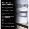 imageGE Profile Opal 20 Ultra Nugget Ice Maker with Side Tank and Scale Inhibiting Filter Scoop Included 38 lbs in 24 Hours Pellet Ice Machine with WiFi ampamp Smart Connected Stone WhiteBlack