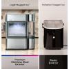 imageGE Profile Opal 20 Ultra Nugget Ice Maker with Side Tank and Scale Inhibiting Filter Scoop Included 38 lbs in 24 Hours Pellet Ice Machine with WiFi ampamp Smart Connected Stone WhiteStainless Steel