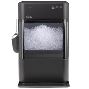 imageGE Profile Opal 20 Ultra Nugget Ice Maker with Scale Inhibiting Filter Scoop Included 38 lbs in 24 Hours Pellet Ice Machine with WiFi ampamp Smart Connected BlackBlack
