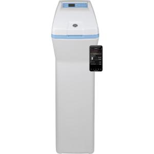 imageGE Smart Water Softener System with Leak Detect  40000 Grain  Reduce Hard Mineral Levels at Water Source  Wifi Connectivity  Improve Water Quality for Drinking Laundry Dishwashing  GXSHC40N