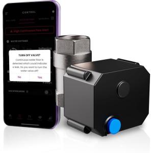 imageGE Water Softener Remote Water Shutoff Valve Provides Leak Detection ampamp Remote Water Shutoff to Whole House Compatible Only with GE Water Softeners GXSH35W GXSH45W GXMD30W