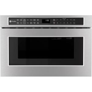 imageGE Profile PWL1126SWSS 12 Cu Ft Microwave Drawer 1000W Sensor Cooking EasyGlide Drawer Touch Controls Stainless Steel