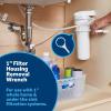 imageGE Plastic Water Filter Wrench  Allows for Easy Removal of AtHome Water Filtration System  Use for 1quot Water Filter Systems  White  HHWRNCH Only compatible with GXWH40L GXWH38S and GXWH35F