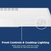 imageGE Under Cabinet Range Hood 2Speed 30Inch Kitchen Exhaust Fan Cooktop Lighting amp Included Filter Kitchen Essentials Top or Rear Exhaust Capability 200 CFM WhiteWhite