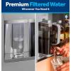 imageGE XWFE Refrigerator Water Filter Genuine Replacement Filter Certified to Reduce Lead Microplastics PFOAPFOS and 50 Other Impurities Compatible with GE Appliances Brands Pack of 2Pack of 2