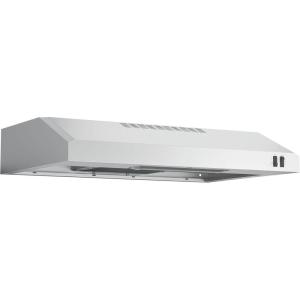 imageGE Under Cabinet Range Hood 2Speed 30Inch Kitchen Exhaust Fan Cooktop Lighting amp Included Filter Kitchen Essentials Top or Rear Exhaust Capability 200 CFM WhiteStainless Steel