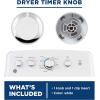 imageGE Dryer Timer Knob White WE01X24552