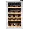 imageGE Wine Cooler amp Beverage Refrigerator  Mini Fridge With Lock amp Key Included  Complete With Oak Shelving Glass Exterior amp Warm Interior Lighting  Fits 109 Cans or 31 Wine Bottles  Stainless Steel
